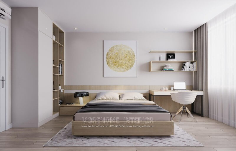 Giường ngủ gỗ công nghiệp Giường ngủ gỗ công nghiệp